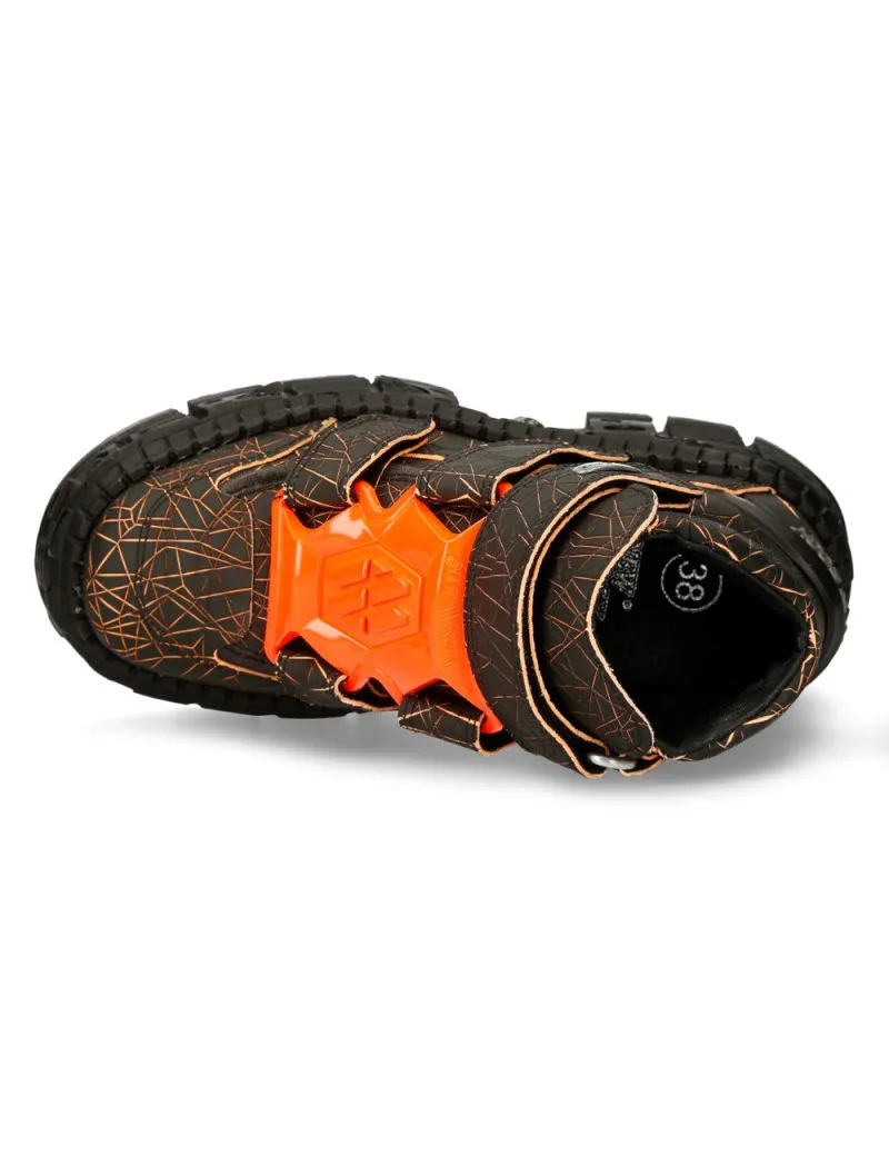 Zapatos con plataforma Tank war naranja