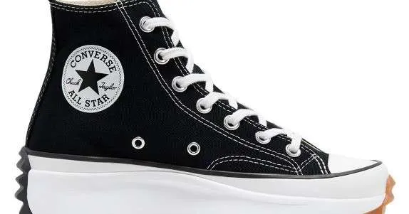 Zapatos Converse de Mujer: Nuevo Primavera/Verano 2022, Modelo Tobillo Alto, Plataforma Senderismo, Línea PLATAFORMA HIKE, NEGRO