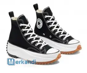 Zapatos Converse de Mujer: Nuevo Primavera/Verano 2022, Modelo Tobillo Alto, Plataforma Senderismo, Línea PLATAFORMA HIKE, NEGRO