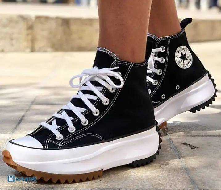 Zapatos Converse de Mujer: Nuevo Primavera/Verano 2022, Modelo Tobillo Alto, Plataforma Senderismo, Línea PLATAFORMA HIKE, NEGRO