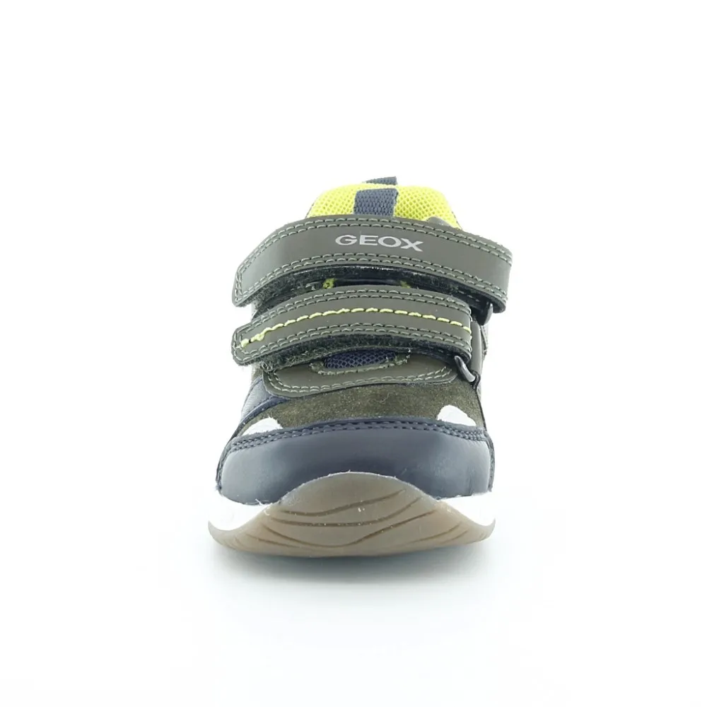 ZAPATOS GEOX RISHON VERDEAZUL