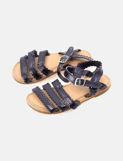 Zippy Sandalia azul tiras