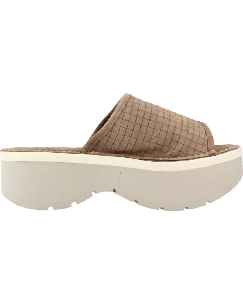 Zuecos de Mujer WEEKEND BY PEDRO MIRALLES 16351W MARRON CLARO